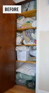 Linen Closet Organization Small Home