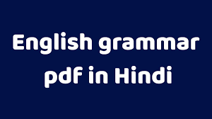 40 english grammar pdf in hindi