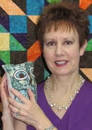 Kim Jamieson-Hirst, a mother of two, designs quilt patterns and is just about to have a ... - kim-with-hootie