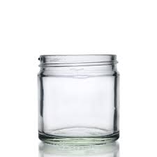 60ml clear glass ointment jar with 51mm
