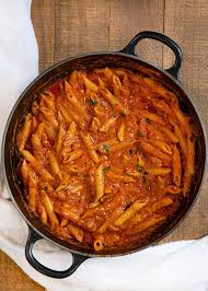 vodka sauce recipe dinner then dessert