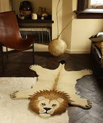 moody lion rug large doing goods