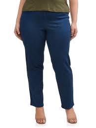 Just My Size Just My Size Womens Plus Size Pull On Stretch Woven Pants Also In Petite Walmart Com