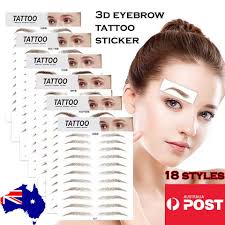cosmetic eyebrow tattoo stickers semi