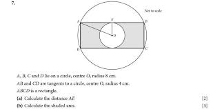 a circle center o radius 8cm ab