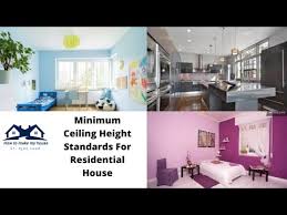 minimum ceiling height standards for