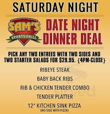 Try sam's oven & grill famous: Sam S Sports Grill Menu In Hendersonville Tennessee Usa