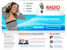 radio station free template