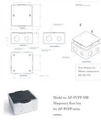 ap pufp hb masonary floor box floor