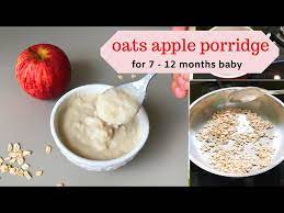 oats apple breakfast porridge for 7