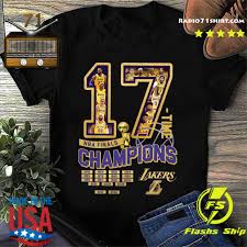 Check out our champion nba jerseys selection for the very best in unique or custom, handmade pieces from our men's clothing shops. Los Angeles Lakers 17 Time Nba Finals Champions Shirt Hoodie Sweater Long Sleeve And Tank Top