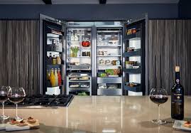 A standard size refrigerator is the typical size of these french door type fridges have dual fridge doors with a freezer drawer that you can easily pull out to get to the food. Perlick Unveils First Full Size Appliances