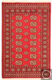 bokhara design rug red