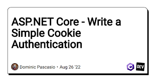 asp net core write a simple cookie