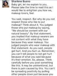 stop makeup shaming women