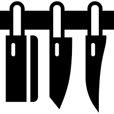 Knives Cutlery Set For Kitchen Vector SVG Icon (2) - SVG Repo