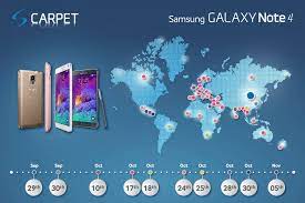 samsung expects galaxy note 4 rollout