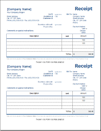 A payment voucher in some cases also plays the role of payment receipt. Ms Excel General Receipt Template Word Excel Templates