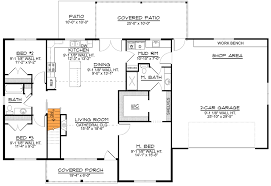 Country Ranch Plan With Optional