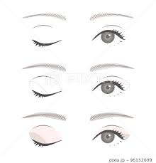 women s eye makeup stock ilration