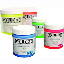 Golden Acrylic Fluorescent Color Paints
