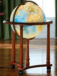floor standing world globe