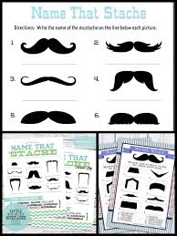 Printable Mustache Bash Game Baby Shower Ideas Partyideapros Com