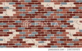 Brick Wall Ed Colorful Surface