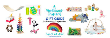 a montessori inspired gift guide for