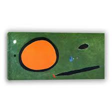 Amazon.com: Joan Miro: Bird's Flight in Moonlight. Famous Canvas Wall Art.  Reproduction on Canvas. Modern Art Pictures. Bedroom Living room Decoration  Ready to Hang 40x48cm(15.7x18.9in) Framed: Posters & Prints