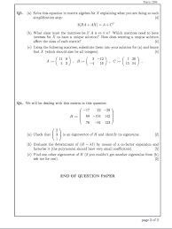 Solve This Equation In Matrix Algebra