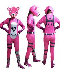 Cosplay fancy dress sazac costume fortnite fort knight pink bear m o3111top rated seller. Cuddle Team Leader Bear Costume Fortnite