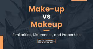 make up vs makeup similarities