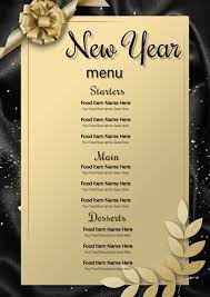 New Year S Day Lunch Menu gambar png
