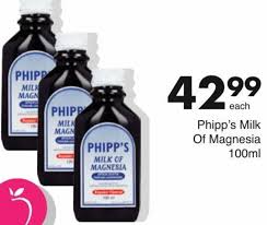 phipp s milk of magnesia 100ml offer at