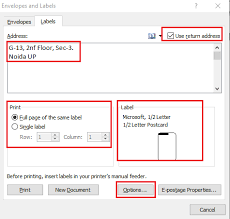 how to create labels in word javatpoint