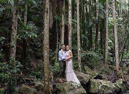 rainforest wedding at mount tamborine
