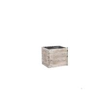 woodlodge driftwood square pot 31cm
