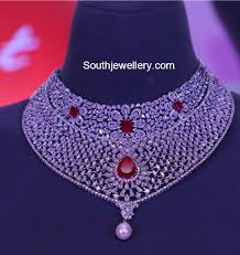 latest diamond necklace collection by