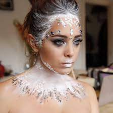 halloween makeup ice queen by olivia