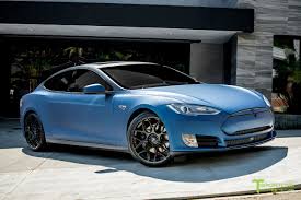 See pricing for the new 2019 tesla model x p100d. Matte Blue Metallic Tesla Model S With Ts117 Gloss Black 21 Inch Forged Wheels By T Sportline Tesla Model S Tesla Model Tesla