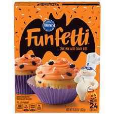 Funfetti Halloween Cupcake Mix gambar png