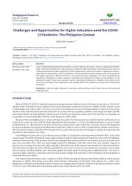 Position paper example philippines : Pdf Challenges And Opportunities For Higher Education Amid The Covid 19 Pandemic The Philippine Context