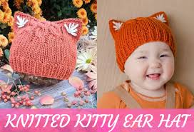 This popular cats in hats book from sara thomas includes an assortment of additional fantastic patterns. Kitty Ear Hat Knitting Pattern Great For Beginners Knitting News