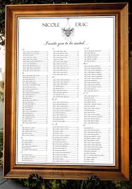 Formal Chandelier Seating Chart Table Assignment For Your