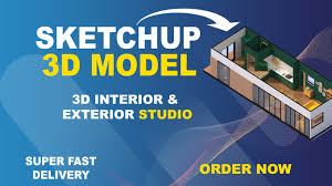 3d exterior and interior sketchup 3d model