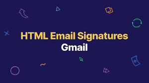 custom html email signatures in gmail