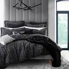 bellamy charcoal king bed quilt cover