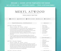 Classic Resume Resume Template Resume Instant Download Resume For