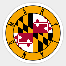 Maryland Flag Decal - Maryland Flag - Sticker | TeePublic